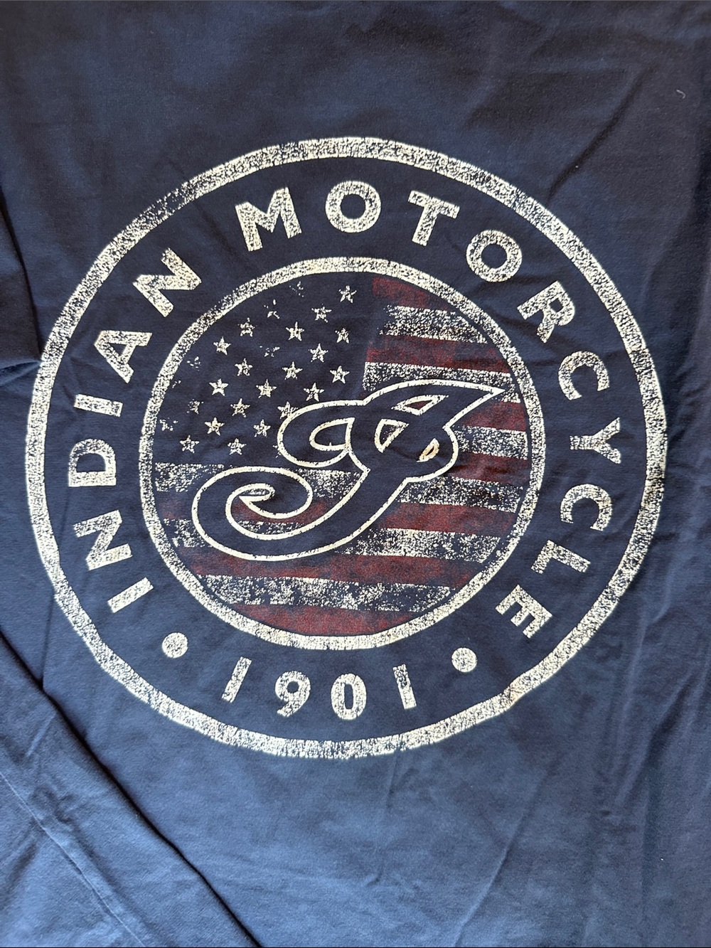 Indian Motorcycle Men's Navy Short-Sleeve Logo Tee - Picture 5 of 5